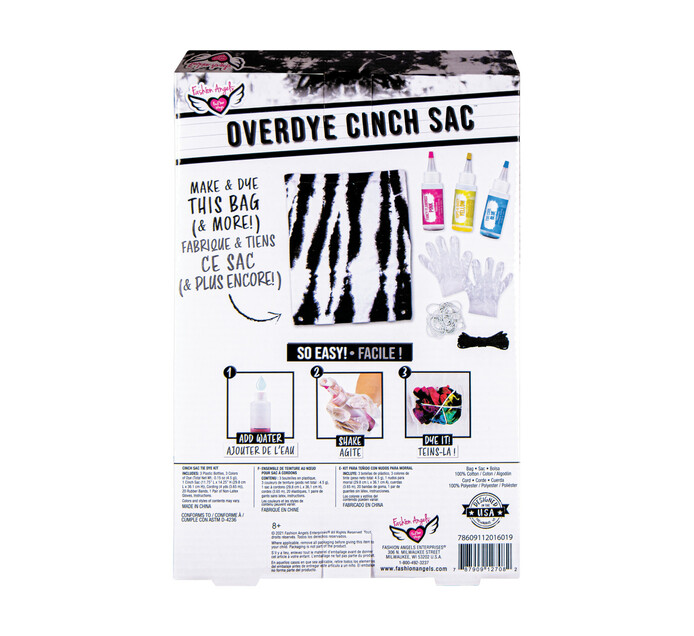 Fashion Angels Tie Dye Overdye Cinch Sak Kit Makro