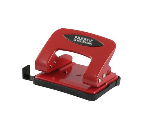 PARROT PRODUCTS Steel Hole Punch (20 Sheets, Red)
