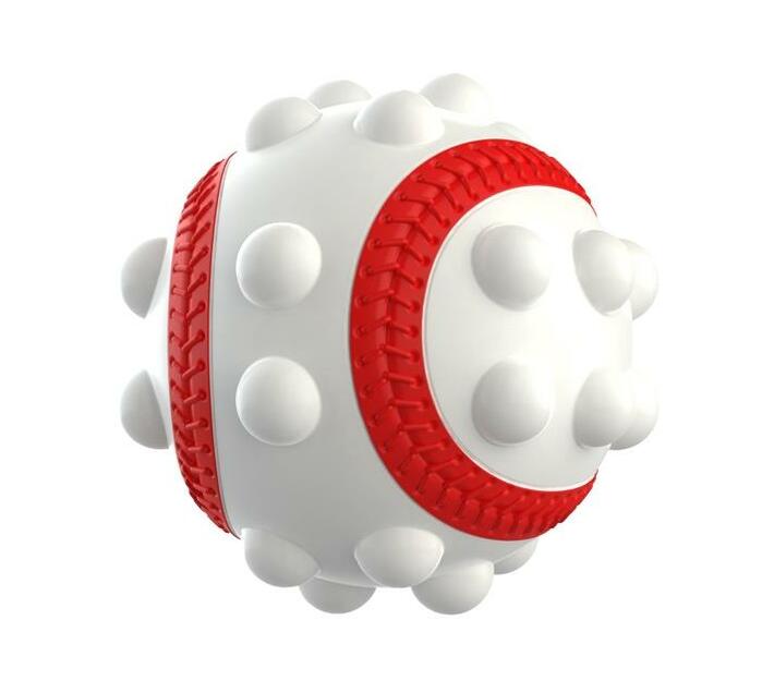 Tennis Ball Fidget Pop It White & Red Makro