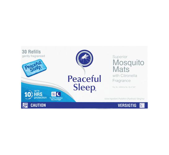 Peaceful Sleep Mosquito Mats (1 x 30's)