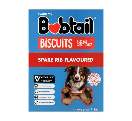 Bobtail Biscuits Spare Rib (1 x 1kg)