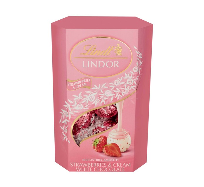 Lindt Truffles Box Chocolates Strawberry and Cream (1 x 200g