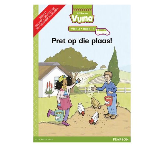 Vuma Afrikaans Huistaal Vlak 3 Boek 14 Grootboek: Pret op die plaas! : Vlak 3: Boek 14 : Grade 1 (Paperback / softback)