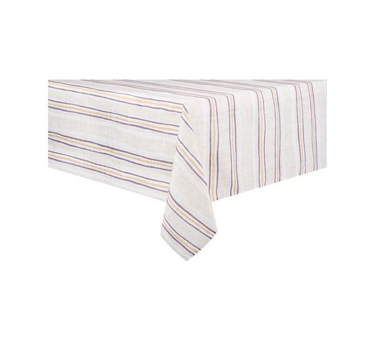 Linen House 180 x 305 cm Linear Table Cloth 