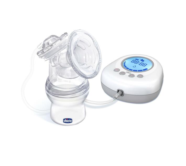 Chicco Naturally Me Electric Breast Pump - White and clear