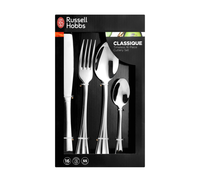 Russell Hobbs 16Piece Timeless Cutlery Set Makro