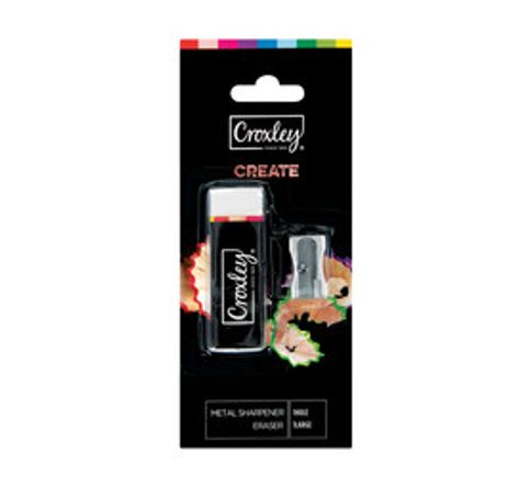 Croxley Create Eraser and Sharpener 