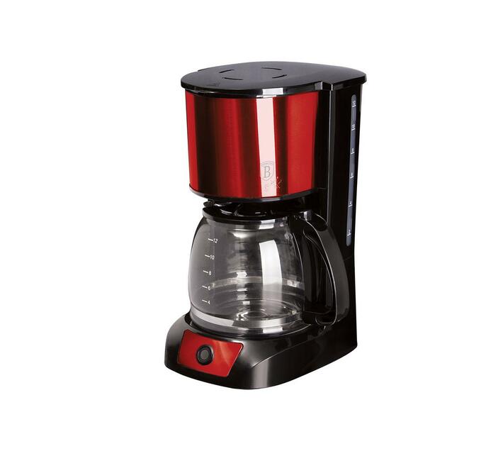 Berlinger Haus 1,5L Electric Coffee Maker Burgundy Makro