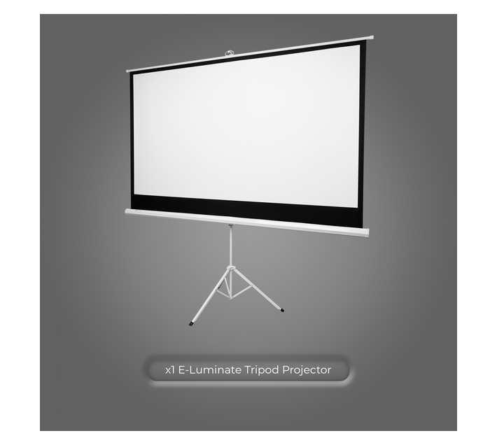 Connex ELuminate Tripod Projector Screen 100 Makro