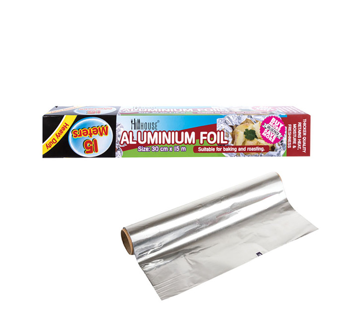 Heavy Duty Aluminium Foil 30cm x 15m, 20 Micron (2 Pack) Makro