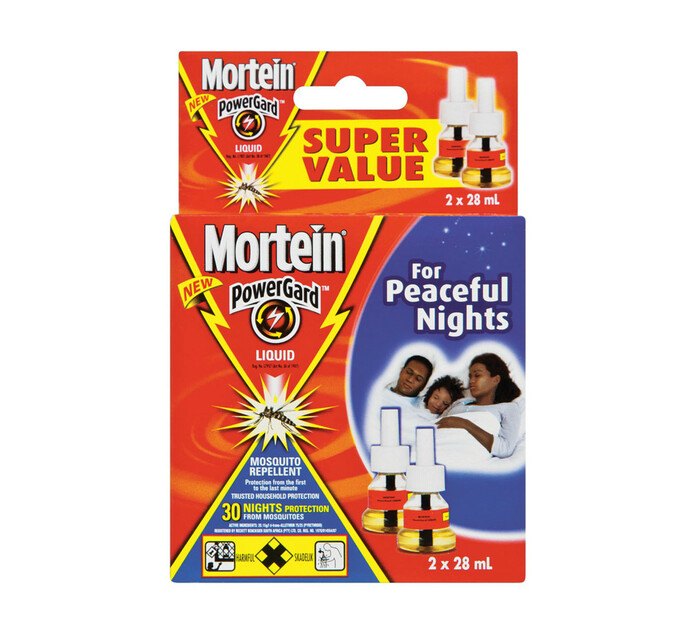 Mortein PowerGard Mosquito 30 Nights Refills (2 x 28 ml)
