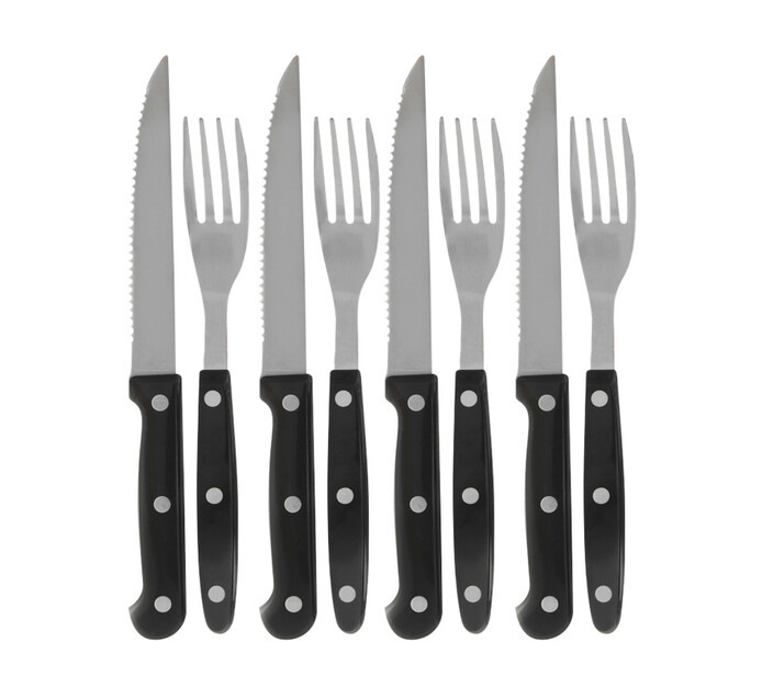 Prestige 8-Piece Steak Knife and Fork Set 