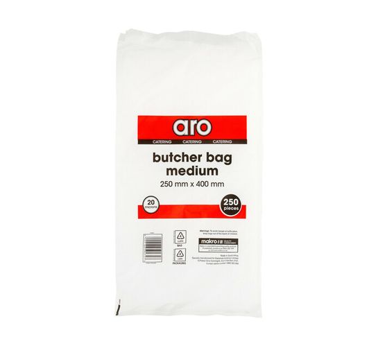 ARO Butcher Bags Medium 250mm x 400mm (1 X 250's)
