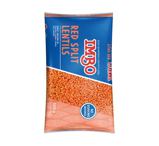 Imbo Dried Red Lentils (1 x 500g)