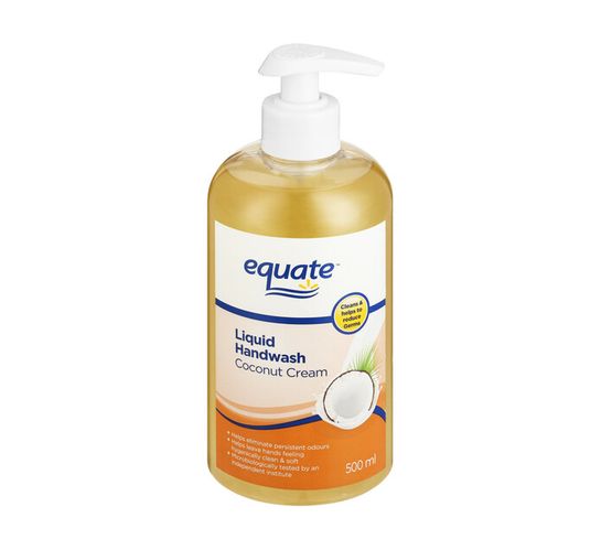 EQUATE HAND WASH 500ML, COCONUT CRM