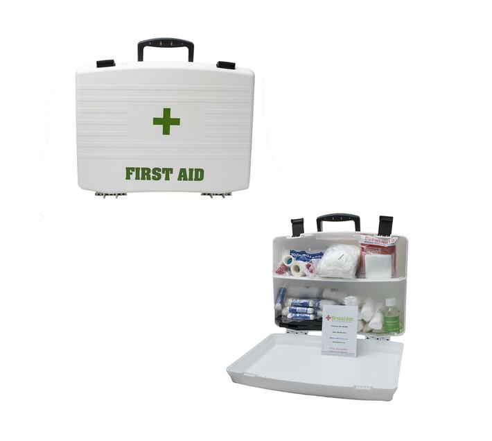 Regulation 7 First Aid Kit (550 Persons) in White Plastic Box by