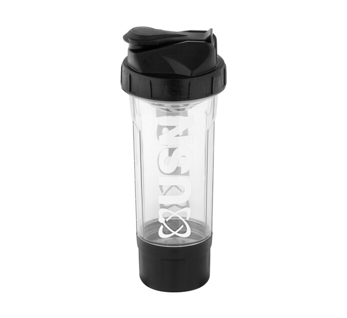 USN 2.2 LITRE WATER BOTTLE AND USN TORNADO SHAKER WITH SCREW ON POWDER CUP 