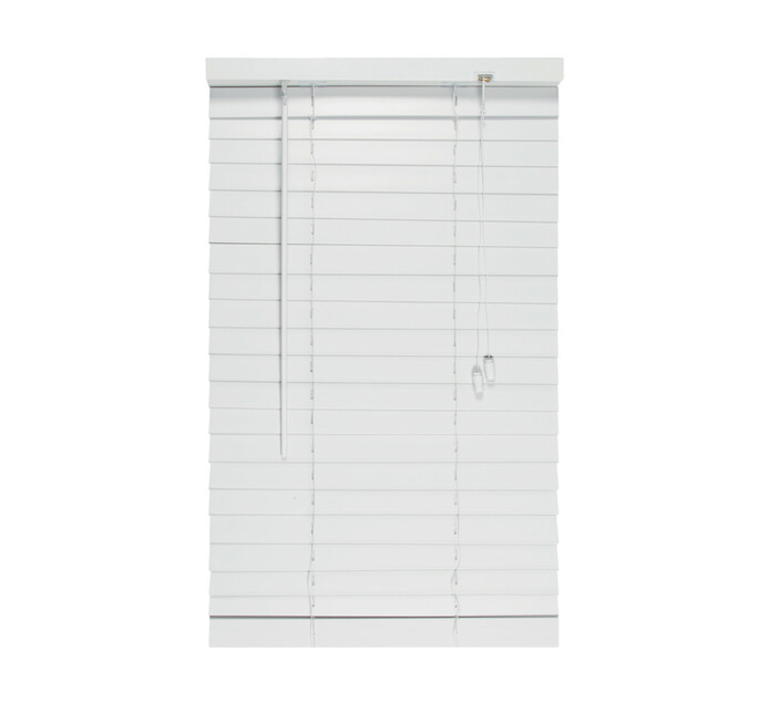 Decor Depot 1000 x 1000 mm Faux Wood Blind Makro