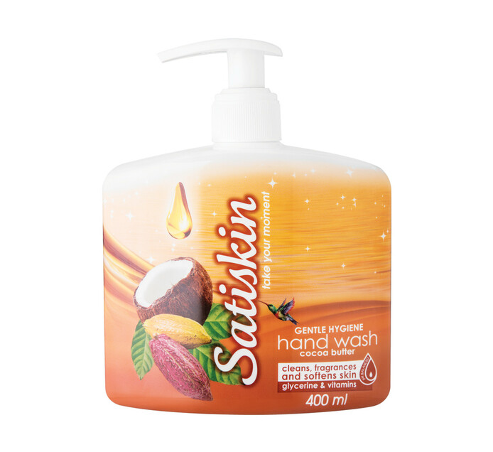 Satiskin Hand Wash Cocoa Butter (400ml)