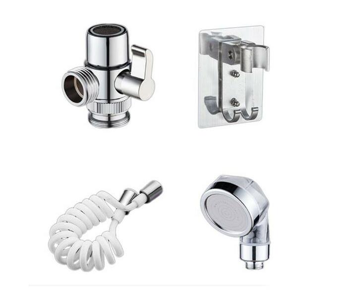 Andowl Retractable Shower Head/ Sink Hose Water Pipe Faucet Bathroom Tap Makro