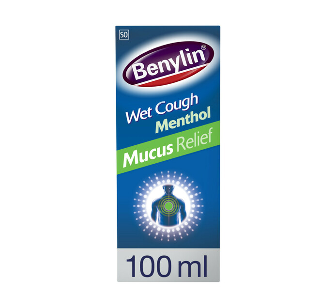 Benylin Cough Mixture Menthol Mucus (1 x 100ml)