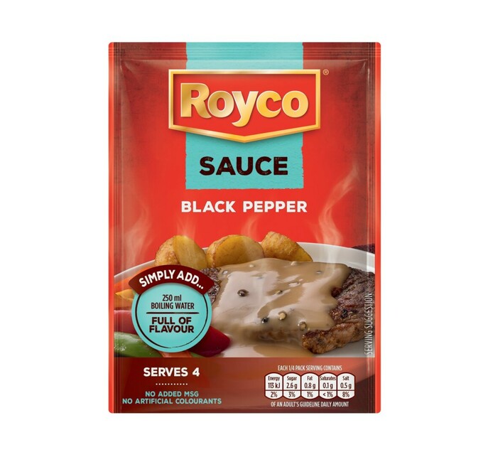 Royco Packet Sauce Black Pepper (1 x 38g)