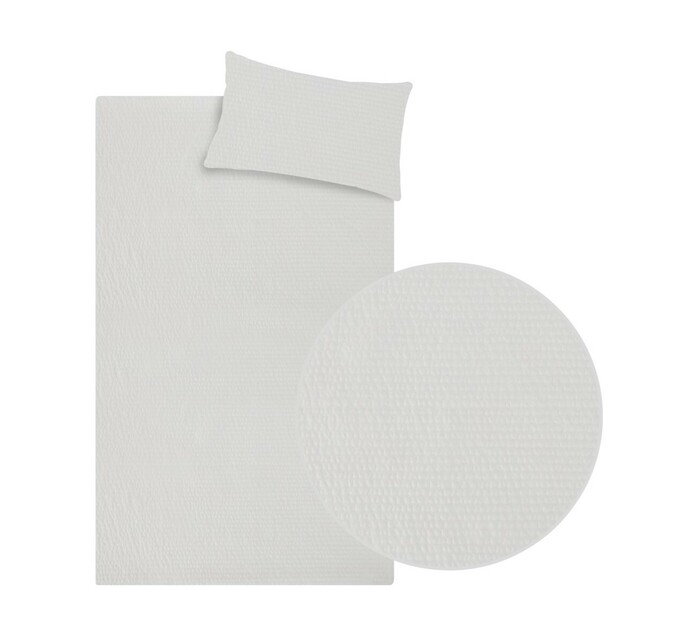 Sheraton Queen Seersucker Microfibre Duvet Cover Makro