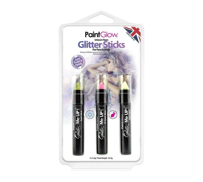 PaintGlow Fantasy Glitter Paint Stick Multi-Pack - Unicorn Tears