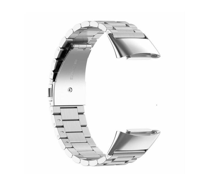 Stainless Steel Watch Strap for Fitbit Charge 5 Silver Makro