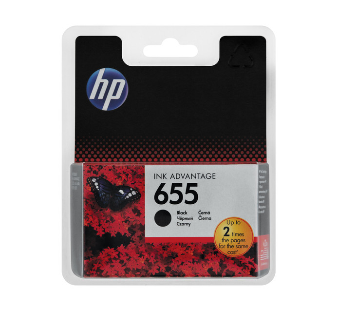 HP 655 Black Ink Cartridge 
