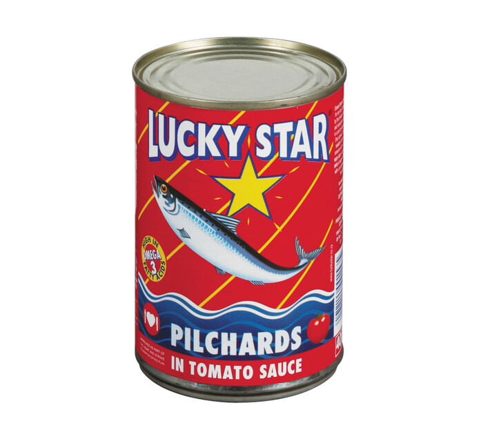 Lucky Star Pilchards in Tomato Sauce (1 x 400g) Pilchards Fish