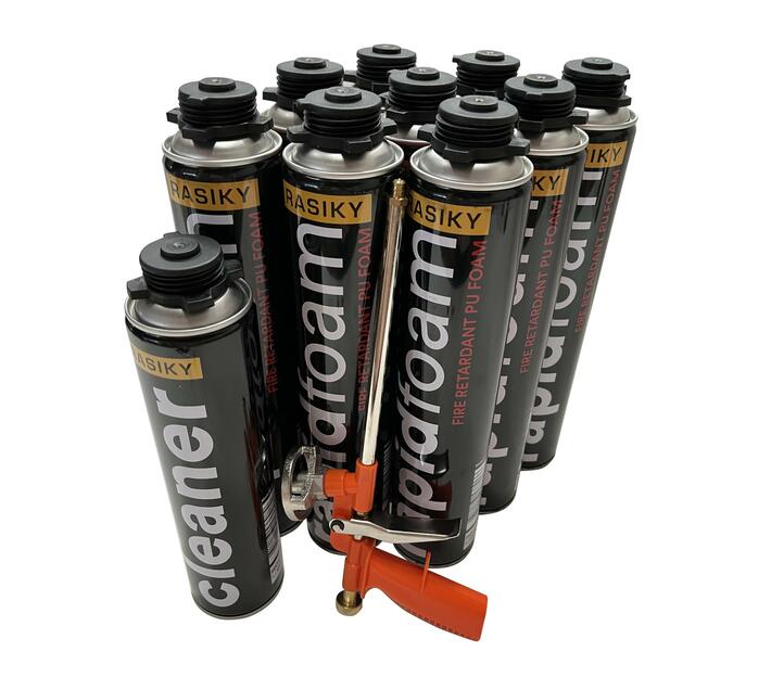 Rasiky PU Foam Fire Retardant RapidFoam Gun Type Starter Kit Large Makro