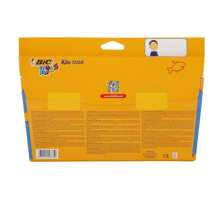 BIC Kids Kid Couleur, Washable Felt Tip Pens, Ideal for School