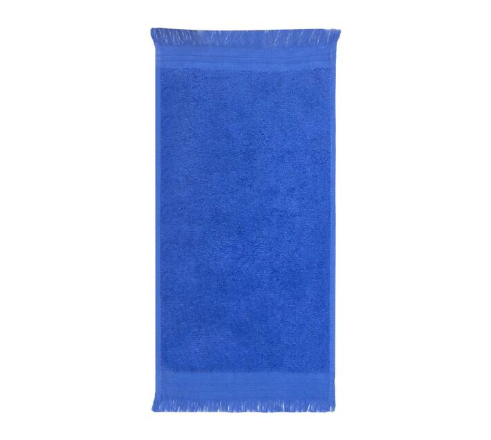 Bunty`s Fringe Guest Towel 380GSM 030x050cms (1 Piece) - Victoria Blue
