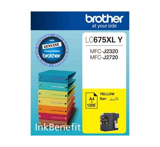Brother 675XL Yellow Ink Cartridge 