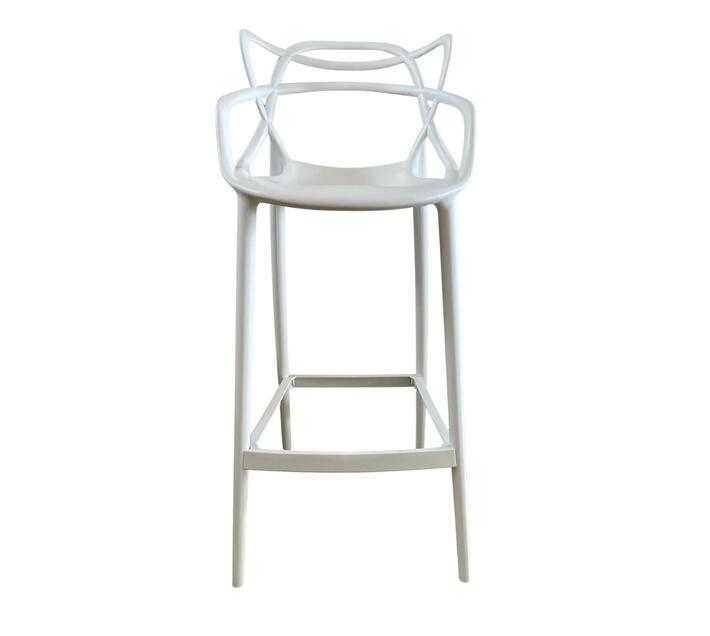 Turin Bar Stool (Set of 2) White Makro