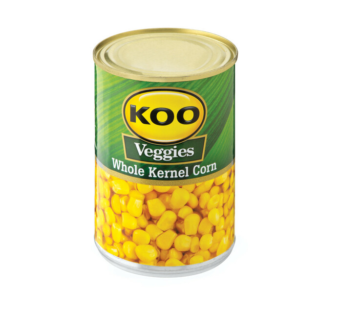 KOO Whole Kernel Corn Brine (12 x 410g) Makro