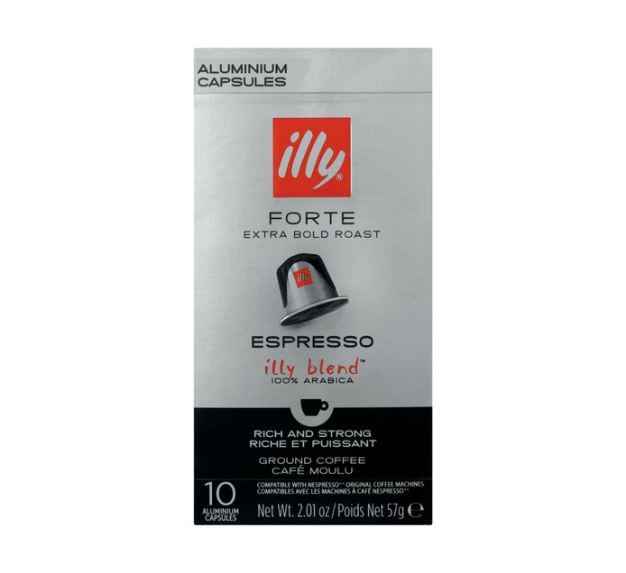 ILLY COFFEE CAPSULES 10', ESPRESSO FORTE Afford Convenience Coffee