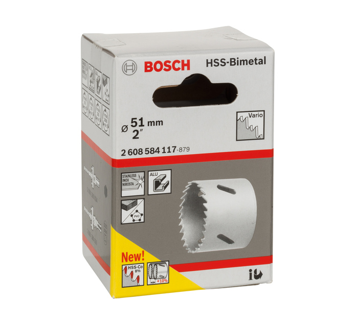 Bosch 51MM Hss BI Metal Hole saw Makro