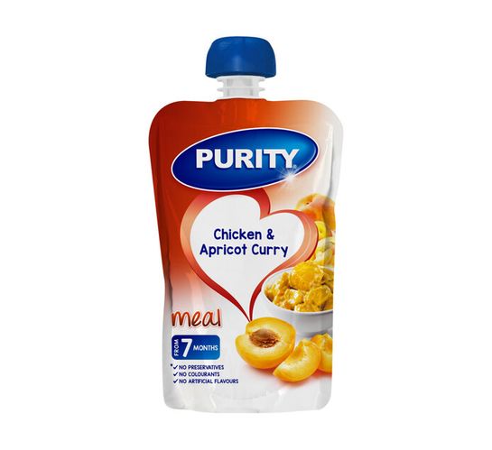 Purity Pureed Baby Food Chicken and Apricot (1 x 110ml)