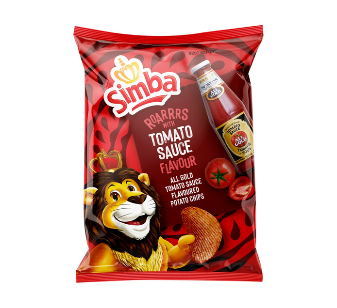 SIMBA POTATO CHIPS 120G, A/GOLD TOM SCE Makro
