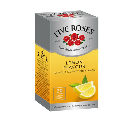 FIVE ROSES FLAV TEA 20'S, LEMON