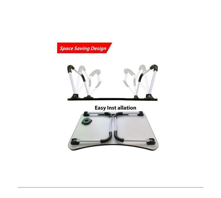 Lap Desk,Foldable Laptop Bed Tray Table Black Makro