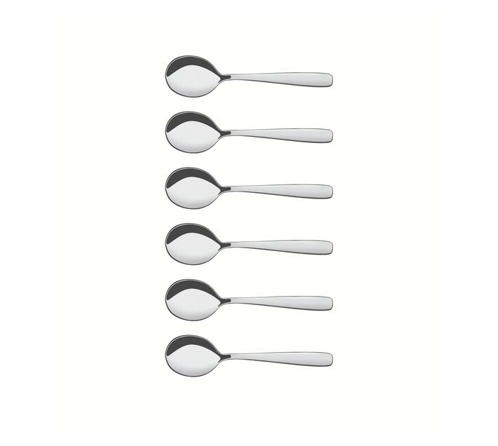 Tramontina 6 Piece Soup Spoon Set Essential Range Stainless Steel