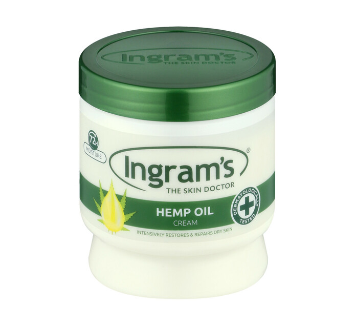 INGRAMS BODY CREAM 450ML, HEMP OIL Makro
