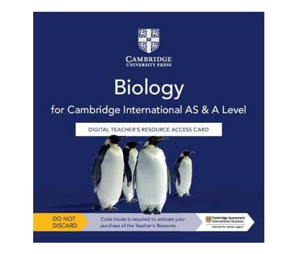 Cambridge International AS & A Level Biology Digital Teacher's Resource Access Card (Digital product license key)