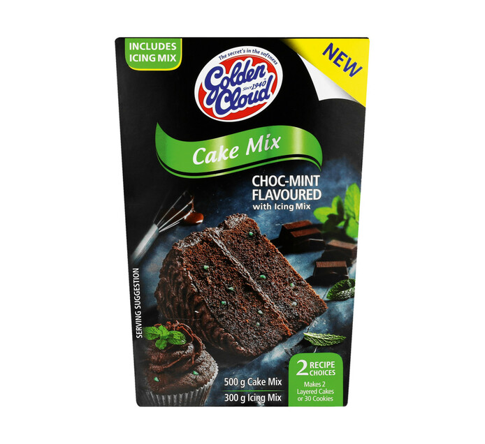 Golden Cloud Cake Mix and Icing Choc Mint (1 x 800g) Makro