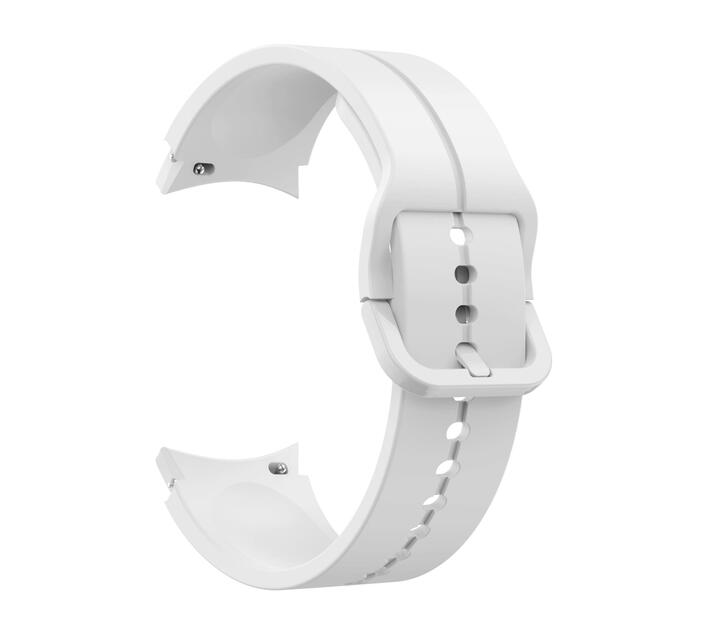 Silicone Split Strap For Samsung Galaxy Watch 4 & 5White Makro
