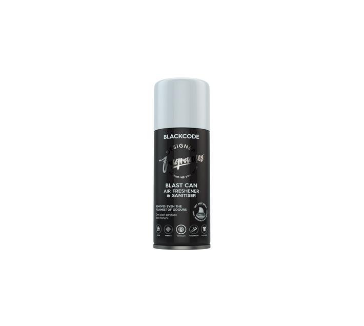 Designer Fragrances Black Code Blast Air Freshener & Sanitiser Spray