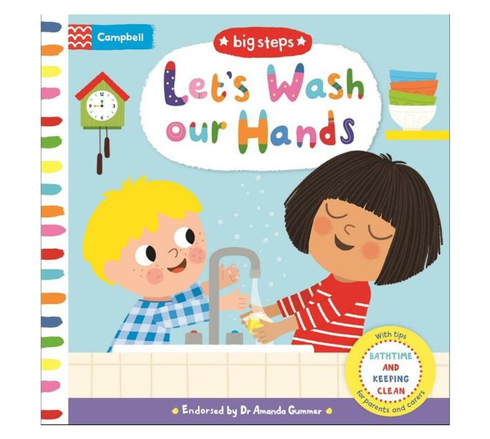 Let's Wash Our Hands Bathtime and Keeping Clean (Board book) Makro
